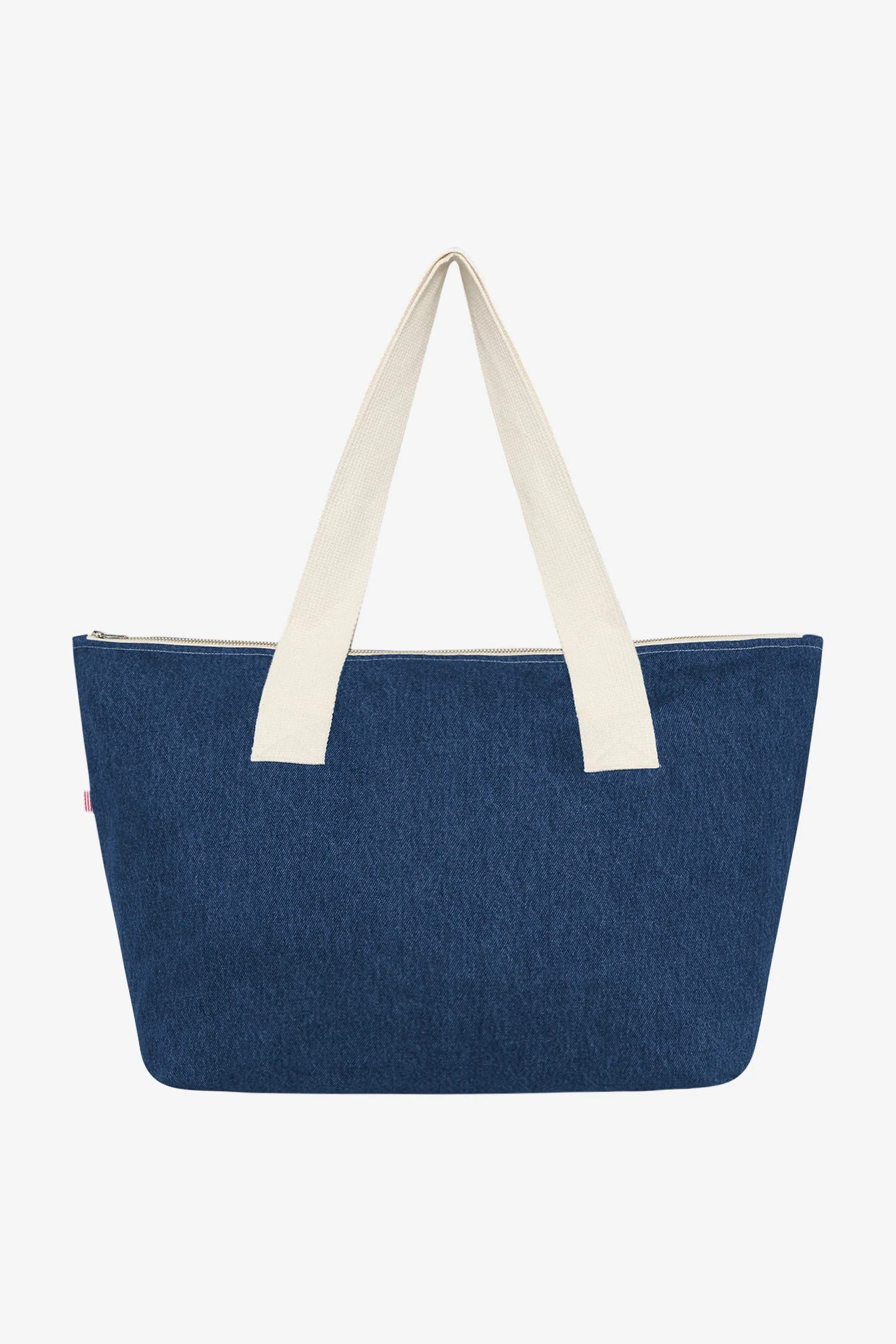 WD06 - Denim Carry All Zip Tote - Image 2